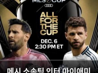 메시 소속팀 인터 마이애미 MLS컵 결승 진출