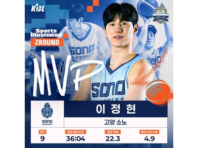 이정현 2라운드 MVP 선정되자마자 화제 되는 이유