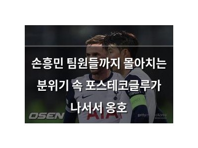 손흥민 팀원들까지 몰아치는 분위기 속 포스테코글루가 나서서 옹호