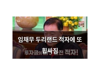 임채무 두리랜드 적자에 또 휩싸짐