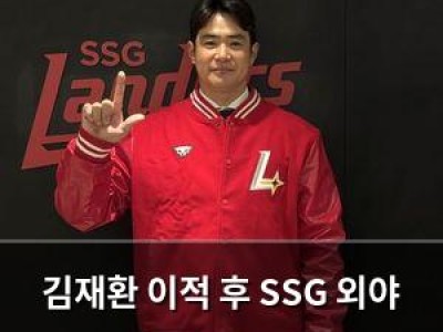 김재환 이적 후 SSG 외야 빈자리 누가 메꿀까